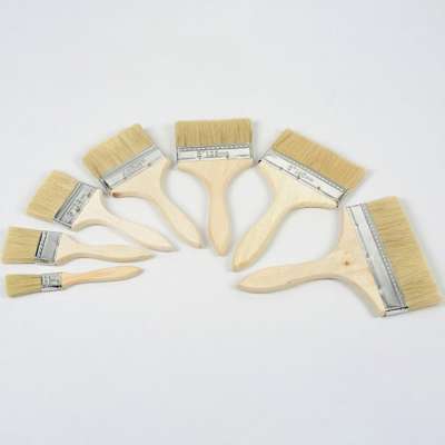 Wholesale bristle paint brush with wooden handle, paint brushes