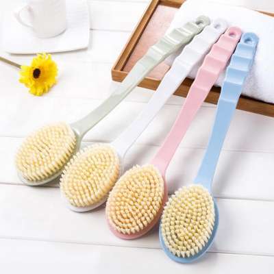 Promo whole sale Long handle soft hair bath brush