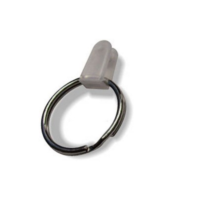 Plastic Snap Connector With Metal Split Ring